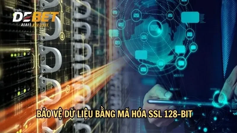 Chính sách bảo mật DEBET bảo vệ dữ liệu bằng mã hóa SSL 128-bit