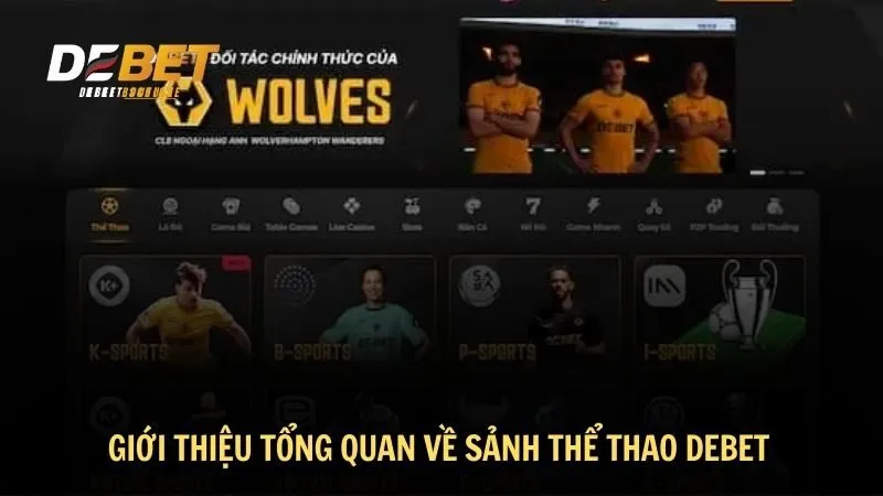 Giới thiệu tổng quan về sảnh thể thao DEBET